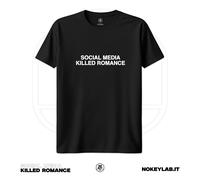 T shirt Social Media Killed Romance Trend Viral maglia