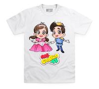 T-Shirt - Sofì e Lui Vanno nel Castello delle Principesse | Me Contro Lui e Sofi e Te Logo V3 | Alta qualità Made in Italy (IT, età, 7 Anni, 8 Anni, Regular, Standard, Bianco)