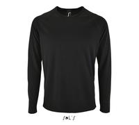 T-shirt Sol's Sporty Lsl Noir 3XL