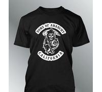 T-Shirt Sons Of Anarchy Serie Gang Bikers Biker Twin Moto Custom Samcro