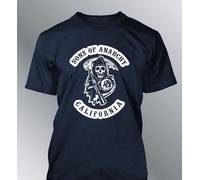 T-Shirt Sons Of Anarchy Serie Gang Bikers Biker Twin Moto Custom Samcro