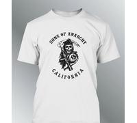 T-Shirt Sons Of Anarchy Serie Gang Bikers Biker Twin Moto Custom Samcro