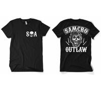 T-shirt Sons Of Anarchy - SOA SAMCRO Outlaw maglia Uomo Hybris