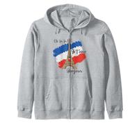 T-shirt souvenir Oh La-La Je T'aime Bonjour Paris France Felpa con Cappuccio