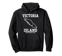 T-Shirt Souvenir Victoria Island, Columbia Britannica, Canada Felpa con Cappuccio