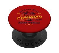 T-shirt Spagna Retro Spanish Espanol Madrid Barcelona PopSockets PopGrip Adesivo
