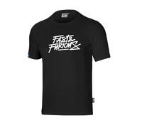 T-shirt Sparco Fast & Furious bianco e nero