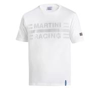 T-shirt Sparco Sparco Martini Racing Big Logo bianca - taglia M
