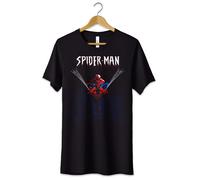 T-Shirt Spiderman Maglietta Estiva Supereroi Marvel Tshirt Uomo Ragno Spider-Man