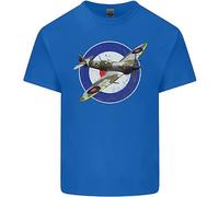 T-Shirt Spitfire MOD RAF WWII Aereo Da Combattimento Britannico Per Bambini