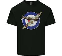 T-Shirt Spitfire MOD RAF WWII Aereo Da Combattimento Britannico Per Bambini