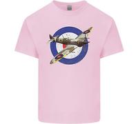 T-Shirt Spitfire MOD RAF WWII Aereo Da Combattimento Britannico Per Bambini