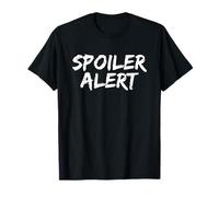 T-Shirt Spoiler Alert Slogan per Spoiler Film Maglietta