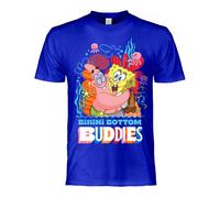T-Shirt Spongebob & Patrick originale Bimbo ragazzino Maglia Maglietta cotone