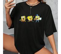 T-shirt SpongeBob SquarePants Everyday Outfit | I ricordi d'infanzia riaffiorano. Punti salienti del design: i tre look quotidiani di SpongeBob SquarePants (abbigliamento casual, stile classico e pigi