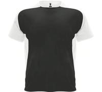 T-shirt sportiva a maniche corte per bambini/ragazzi Bugatti (nero tinta unita) 100% poliestere. Tessuto: maglia, tecnico. Design: pannello a contrasto. Scollatura: girocollo. Tipo di manica: raglan,