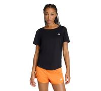 T-shirt sportiva con scollo rotondo Essentials Nero L Tinta unita