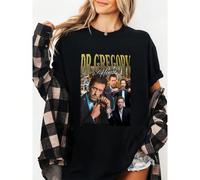 T-shirt sportiva da uomo a girocollo con stampa del Dr. Gregory House, comoda e versatile, 100% cotone, 220g L,M,S,XL,XXL,XXXLNatale,HalloweenCotone