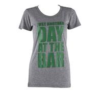 T-shirt Sportiva Donna Taglia XL Grigio Puntinato