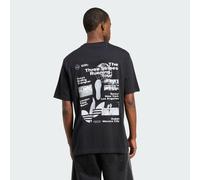 T-shirt Sports Elements Poster Graphic Loose Black XS
