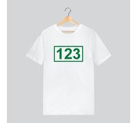T-Shirt Squid Game con numero personalizzato idea regalo