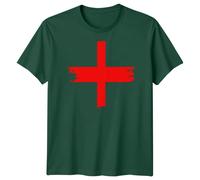 T-shirt St Georges Day inglese bandiera patriottica inglese croce rossa...