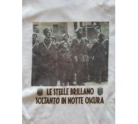 T-SHIRT STAMPA LE STELLE BRILLANO IN NOTTE OSCURA repubblica sociale italiana