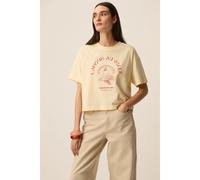 T-shirt stampata a maniche corte, YACOB Giallo 2(M) Fantasia