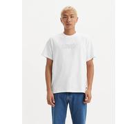 T shirt stampata taglio comodo Bianco / Corded Headline White+ levi > clothing > men > t > shirts