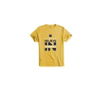 T-shirt stampate ADRO Believe in Yourself per uomo e donna (RNR-S35-BEL-LY_Giallo chiaro_S)