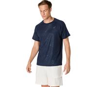 ASICS Game All Over Print Ss Top Midnight Male Size M