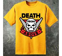 T-Shirt Starship Troopers Death From Above Uomo Sci-Fi Film Dei Anni '90