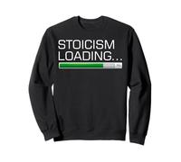 T-Shirt Stoicism Loading Progress Bar Felpa