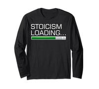 T-Shirt Stoicism Loading Progress Bar Maglia a Manica