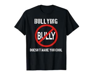 T-shirt Stop Cyber Bully Il bullismo non ti rende cool Maglietta