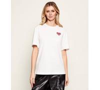 PINKO White Cotton T-Shirt - XS