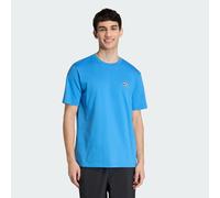 T-shirt maglia maglietta UOMO Adidas Royal Summer Slide Trim Graphic Cotone