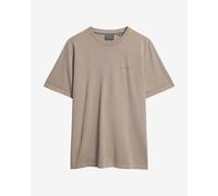 T-shirt Superdry Overdyed Logo manica corta beige - S