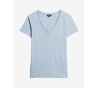 T-shirt Superdry Studios Slub manica corta azzurro donna - XXS