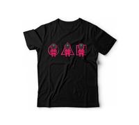 T-shirt Survival Game Battle Royale Calamaro 218 856 001 Korea (Regular, XL, Nero)