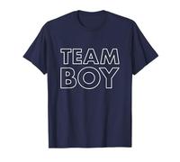 T-shirt Team Boy Blu Bambino Gender Reveal Maglietta