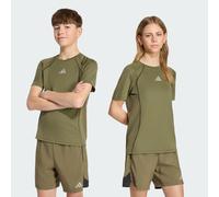 T-SHIRT TECH APPAREL CLIMACOOL Olive Strata / Reflective Silver 5-6A