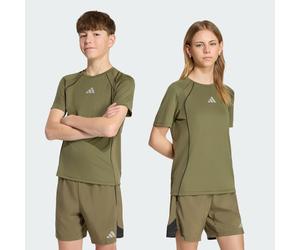 T-SHIRT TECH APPAREL CLIMACOOL Olive Strata / Reflective Silver 5-6A