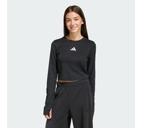 T-SHIRT TECHFIT A MANICHE LUNGHE Black / White 9-10A