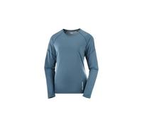 T shirt tecnica a manica lunga salomon cross run blue da donna p strong
