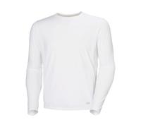 T-shirt tecnico Helly Hansen SHINE SOLEN LS CREW (WHITE) Uomo M