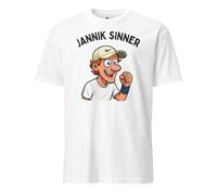 T-Shirt | Tennis Jannik Sinner Italie Fans, bianco, S