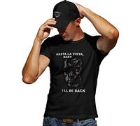 T-shirt Terminator Hasta La Vista Baby Movie Film, Nero , XXL