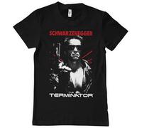 T-shirt Terminator T-800 Schwarzenegger Poster maglietta Uomo ufficiale Hybris