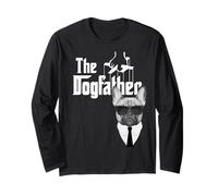 T-Shirt The Dogfather Frenchie Dog Tee Maglia a Manica